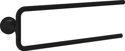 Produktbild von Hansgrohe Handtuchhalter zweiarmig Axor Universal Circular mattschwarz, 42822670