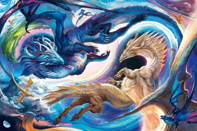 Produktbild von Puzzle 5000 Drachen