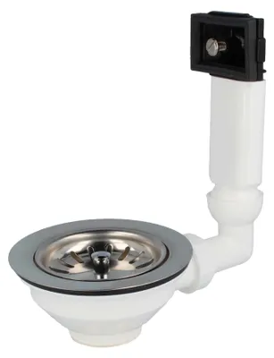 Obrázek produktu pro Sítkový ventil pro odpad | odpadní potrubí | průměr 114 mm s přepadovým otvorem