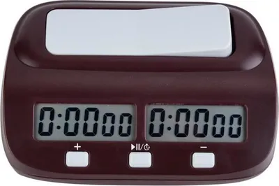Produktbild von Schachuhr, Schachtimer, professioneller elektronischer Multifunktionstimer, ABS, schwarz für
