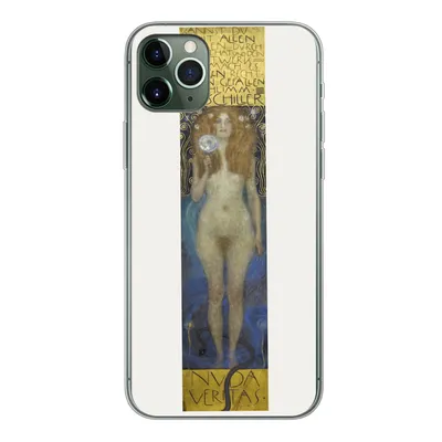Produktbild von MuchoWow® Handyhülle Schutzhülle Hülle für iPhone 11 Pro Max Nuda veritas - Gustav Klimt Silikon Softcase Handy Hülle - Schutz