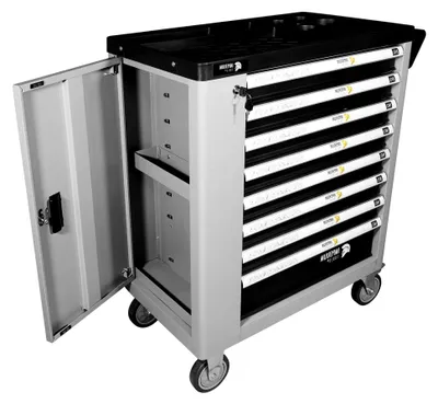 Produktbild von Werkzeugwagen XXXL gefüllt Pro mit 8 Schubladen und Schaumeinlagen