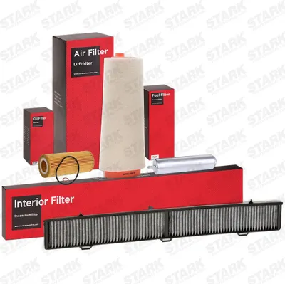 Produktbild von STARK Filterset Inspektionspaket Filtersatz für BMW 3 Limousine (E90) 1 Schrägheck (E87) 1 Schrägheck (E81) 1 Cabrio (E88) 1 Coupe (E82)