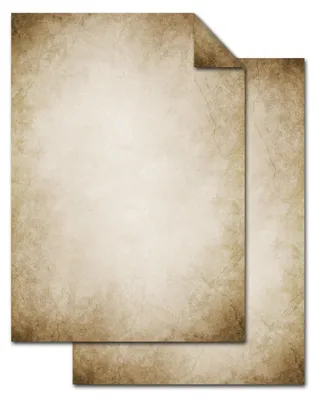 Produktbild von 100 Blatt Briefpapier VINTAGE NOSTALGIE DIN A4 altes Papier braun beige natur Druckerpapier beidseitig bedruckt 100g Schreibpapier Motiv-Papier Brief-Bogen marmoriert100 Blatt