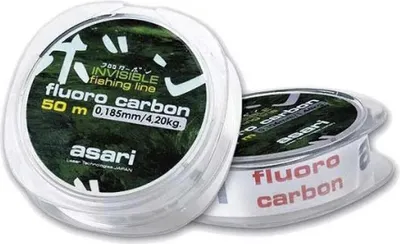 Image de Asari Invisible Flurocarbon 50 m Blanc 0,370 mm Blanc 0,370 mm
