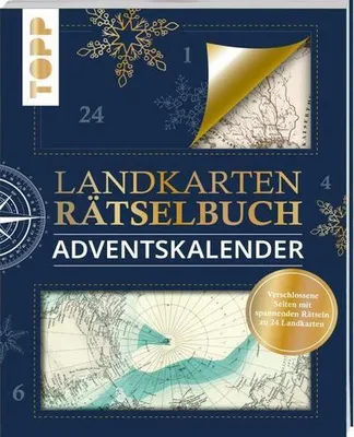 Produktbild von Landkarten-Rätsel Adventskalender