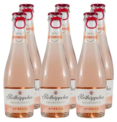 Produktbild von Rotkäppchen Fruchtsecco Pfirsich (12 x 0,2L)