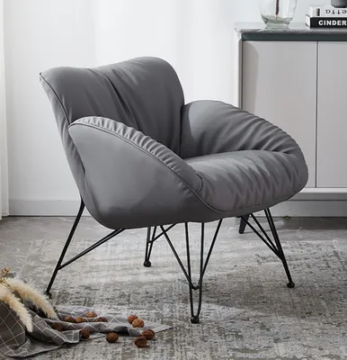 Obrázok produktu pre Dizajnové textilné kreslo luxusný gauč 1 miestna pohovka relax lounge klub čalúnenie