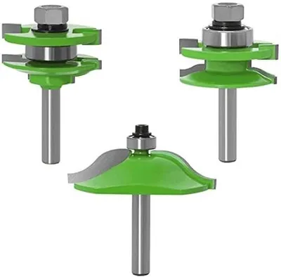 Obrázok produktu pre Sada 3 fréz s priemerom 8 mm určená na drevárstvo