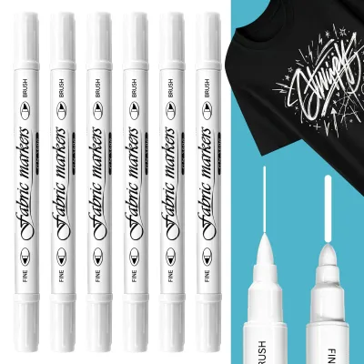 Textilstifte für T-Shirts, 6 Stück, waschbeständig