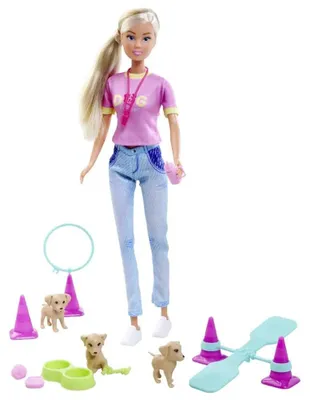 Produktbild von Simba Steffi Love Dog Trainer Puppe Rosa Kinder Rosa One Size