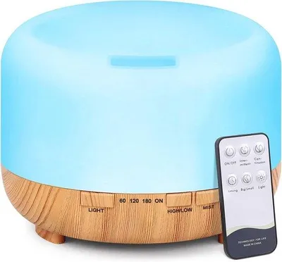 Image de Diffuseur d'aromathérapie avec télécommande et éclairage LED