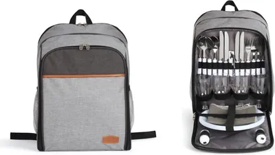 Immagine prodotto di LIVOO zaino da picnic incl. accessori 4 persone scomparto termico SEP127
