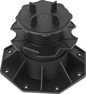 Produktbild von Faziango 50X Stelzlager 42–60 mm mit Fixierring | Höhenverstellbare Terrassen Stelzlager für Platten | robuste Unterkonstruktion Außen