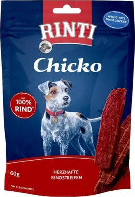 Zdjęcie produktu dla RINTI 91323, Przekąski, Pies, Wołowina, 60 g, Bez cukru