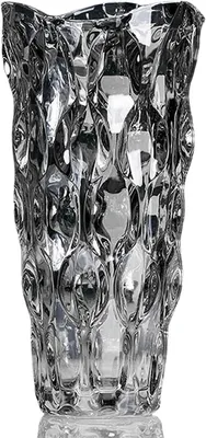 Immagine prodotto di Vaso in vetro moderno, 24 cm, vaso alto ideale per tulipani