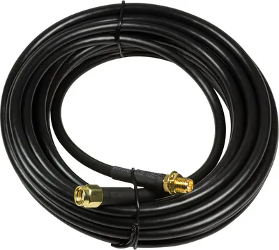 Produktbild von LogiLink 5m RP-SMA M/F, RP-SMA, Schwarz