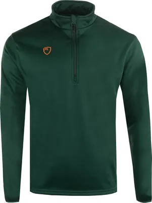 Produktbild von Herren-Sweatshirt Playerlayer 1/4 Zip Midlayer Grün