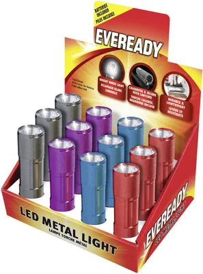 Produktbild von Eveready LED Taschenlampe Value 50 Lumen farblich sortiert