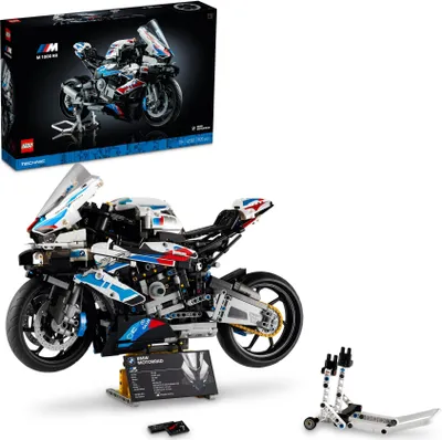 Produktbild von LEGO Technic BMW M 1000 RR Motorrad-Modell, Modellbausatz für Erwachsene, Set als Geschenk zum Basteln für Männer und Frauen, als Home- oder Büro-Deko 42130