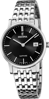 Obrázok produktu pre Dámske hodinky Festina Švajčiarsky náramok z ušľachtilej ocele strieborný D2UF20019/3