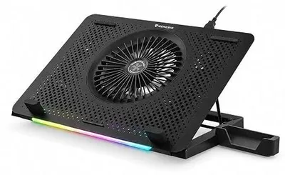 Zdjęcie produktu dla Podstawka chłodząca do laptopa 15.6 cali rgb 5 poziomów dla gracza