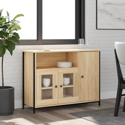 Obrázok produktu pre vidaXL Príborník Sonoma dub 100x35x75 cm materiál na báze dreva
