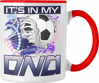 Produktbild von Trendation - Fußball Tasse Geschenk für Fussball Spieler Trainer Coach Geschenkidee Spruch (Rot)