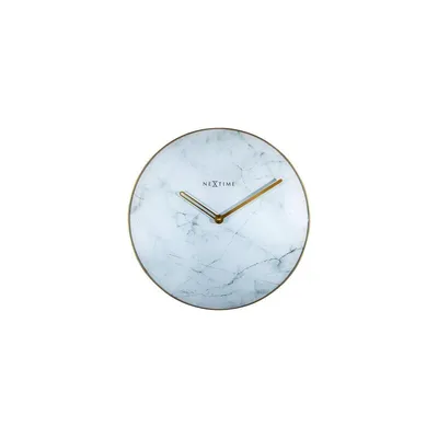 Immagine prodotto di Orologio da parete Marmo bianco/oro Ø 40 cm