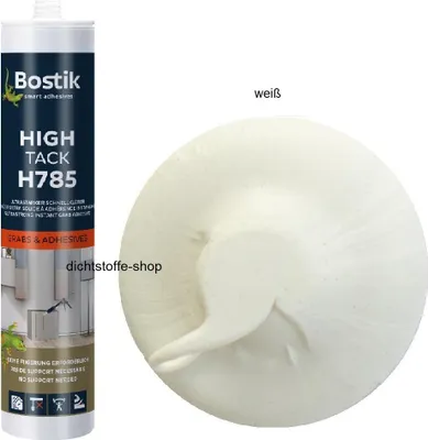 Obrázok produktu pre Bostik H785 Hybridné lepidlo s vysokou priľnavosťou 1K, 450 g, kazeta biela