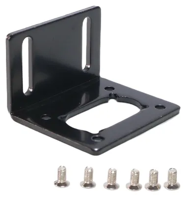 Motorhalterung L-förmig, Stahl, 50x37x56 mm, für Getriebemotoren