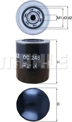 Produktbild von Ölfilter KNECHT OC 248