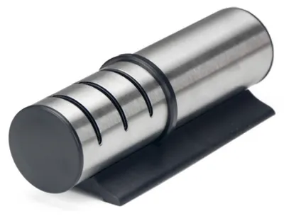 Zdjęcie produktu dla Ręczna ostrzałka do noży Herzberg Cylinder ze stali nierdzewnej