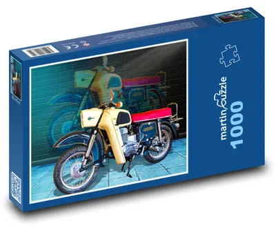 Obrázek produktu pro Puzzle 1000 Stylová retro motorka - martinpuzzle