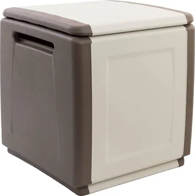 Zdjęcie produktu dla Pvc Beżowy Kostka 54X53X57Cm 130 Litrów