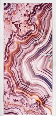Produktbild von MuchoWow® Türtapete Selbstklebende Türfolie Naturstein - Rosa - Luxus 85x205 cm Türposter Türaufkleber Klebefolie Türklebefolie - Türverzierung - Türen Dekoration - Plakaten
