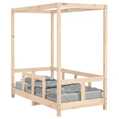 Produktbild von Kinderbett 70x140 cm Massivholz Kiefer