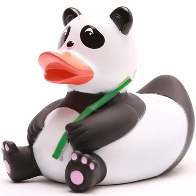 Produktbild von Badeente Panda Vinyl 7,5 cm
