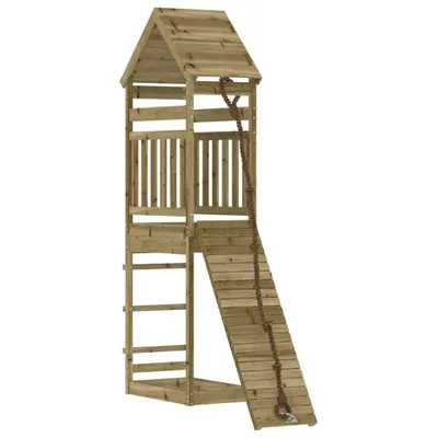 Produktbild von vidaXL Spielturm mit Kletterwand Imprägniertes Kiefernholz