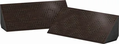 Immagine prodotto di confezione da 2 pezzi - Trappola per bassi acustica angolare stretta | dimensioni: 23 x 50 cm | colore: (wengé, REBAT horizon)