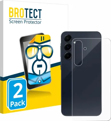 Produktbild von 2x Für Samsung Galaxy A55 5G (Rückseite) Schutzfolie BROTECT Displayschutz Display Schutz Folie Klar Transparent