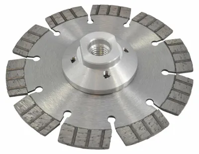 KLINGSPOR Segment-Diamanttrennscheibe DT612UT 125 mm x 2,4 mm x 22,2 mm mit Ausfräsung