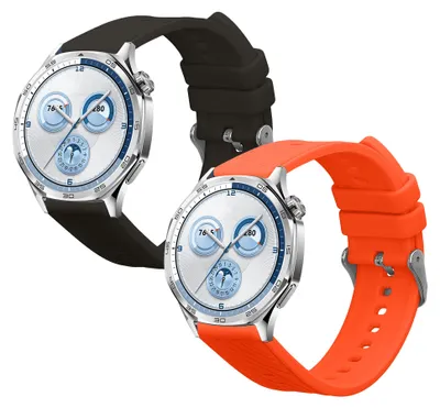 Produktbild von kwmobile 2x Uhrenarmband für Huawei Watch GT5 46mm / GT5 Pro 46mm Armband - Fitnesstracker Band Set aus TPU Silikon - Ersatzarmband Smartwatch -
