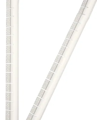 Produktbild von ProfileXXL PVC Eckwinkel, Eckprofil, Rund, Kantenschutz flexibel Trockenbau 2,5m Weiß 55 x 23mm Runde Kante für Bogen
