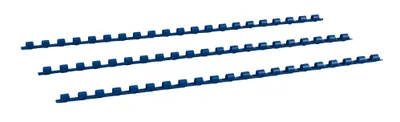 Produktbild von 100 RENZ Kunststoffbinderücken blau für 70 Blatt