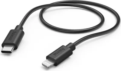 Produktbild von Hama 00187277, 0,75 m, Lightning, USB C, Männlich, Männlich, Schwarz, Grün, Violett, Weiß