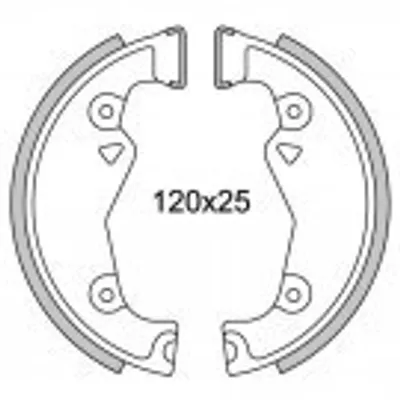 Produktbild von Newfren Bremssegment 1088 Zundapp Klein
