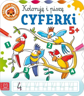 Image de Koloruję I Piszę Cyferki. Edukacyjna Malowanka