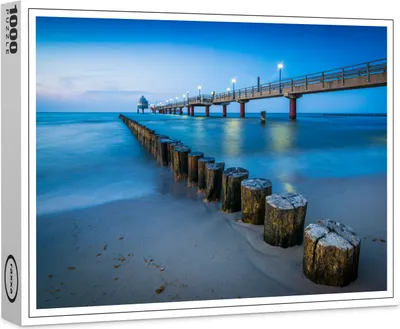 Image de puzzle premium raxxa "Heure bleue à Zingst", 1000 pièces