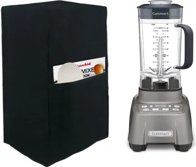 Produktbild von INF Mixer-Staubschutz, Küchenmixer-Abdeckungen mit Vordertasche Schwarz